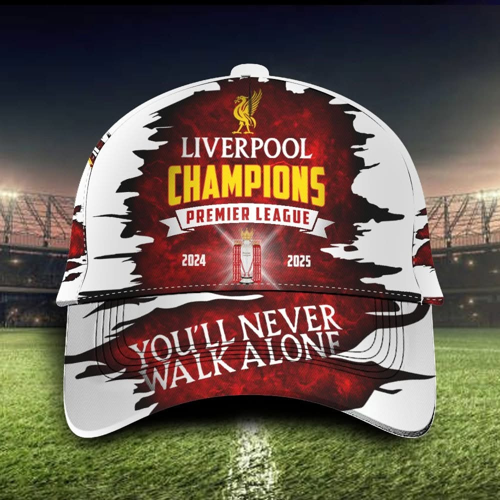 Liverpool Champions Premier League Hat You Will Never Walk Alone Liverpool FC Fan Gifts-1