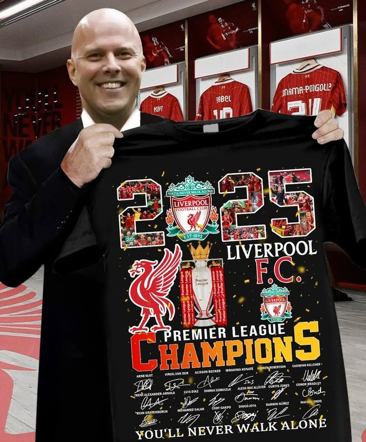 Liverpool F.C. Merch Champions Premier League 2025 Shirt You'll Never Walk Alone Great Gifts-1