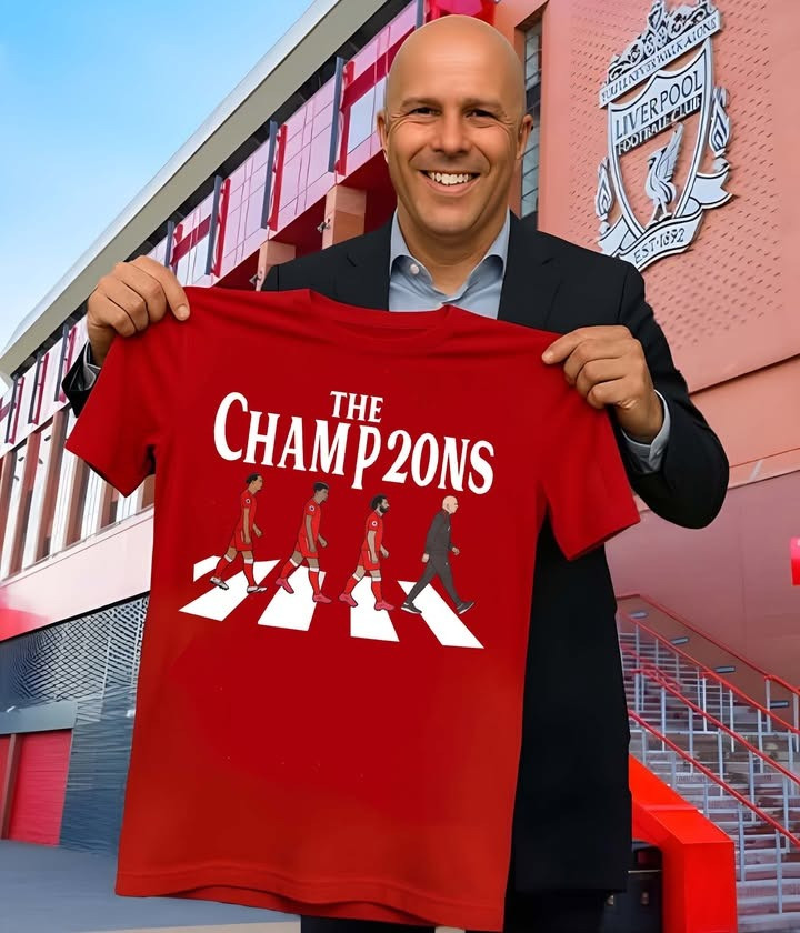 Liverpool Premier League 2024 2025 Champions T-Shirt The Champ2ons Liverpool F.C Gifts-1