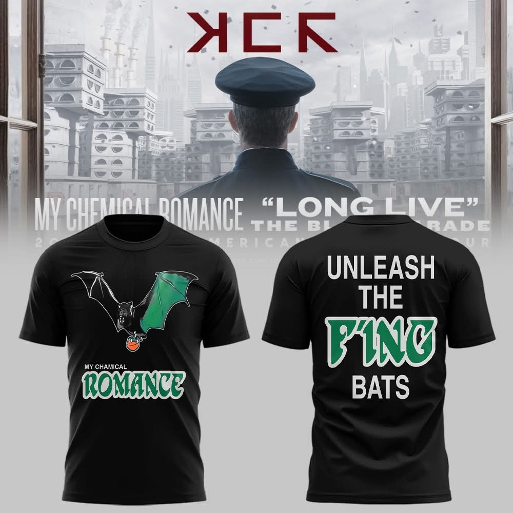 Long Live The Black Parade Philadelphia Eagles Shirt Unleash F'ing Bats My Chemical Romance-1