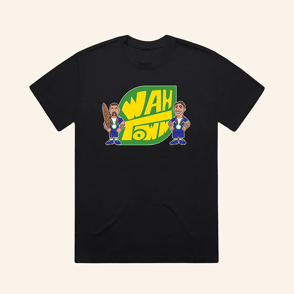 Look Vintage Tees Merch Wah Town 2025 Logo T-Shirt Presents For Friends-1