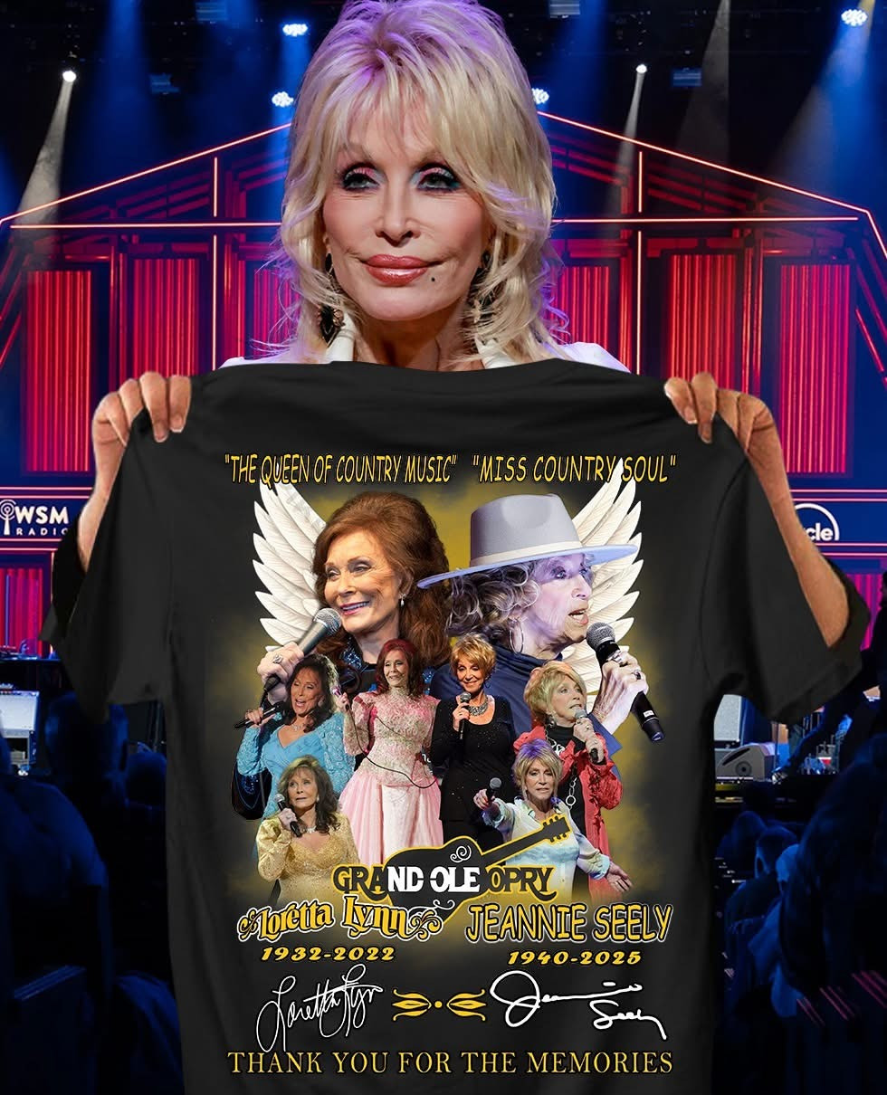 Loretta Lynn Jeannie Seely Thank You For The Memories T-Shirt Merch Best Gifts For Fans-1