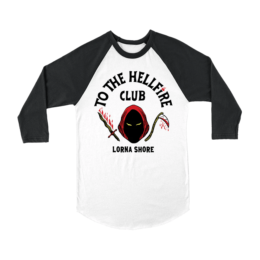 Lorna Shore Merch Lorna Shore Hellfire Club Raglan Shirt Good Mothers Day Gifts Gifts For BFF-1