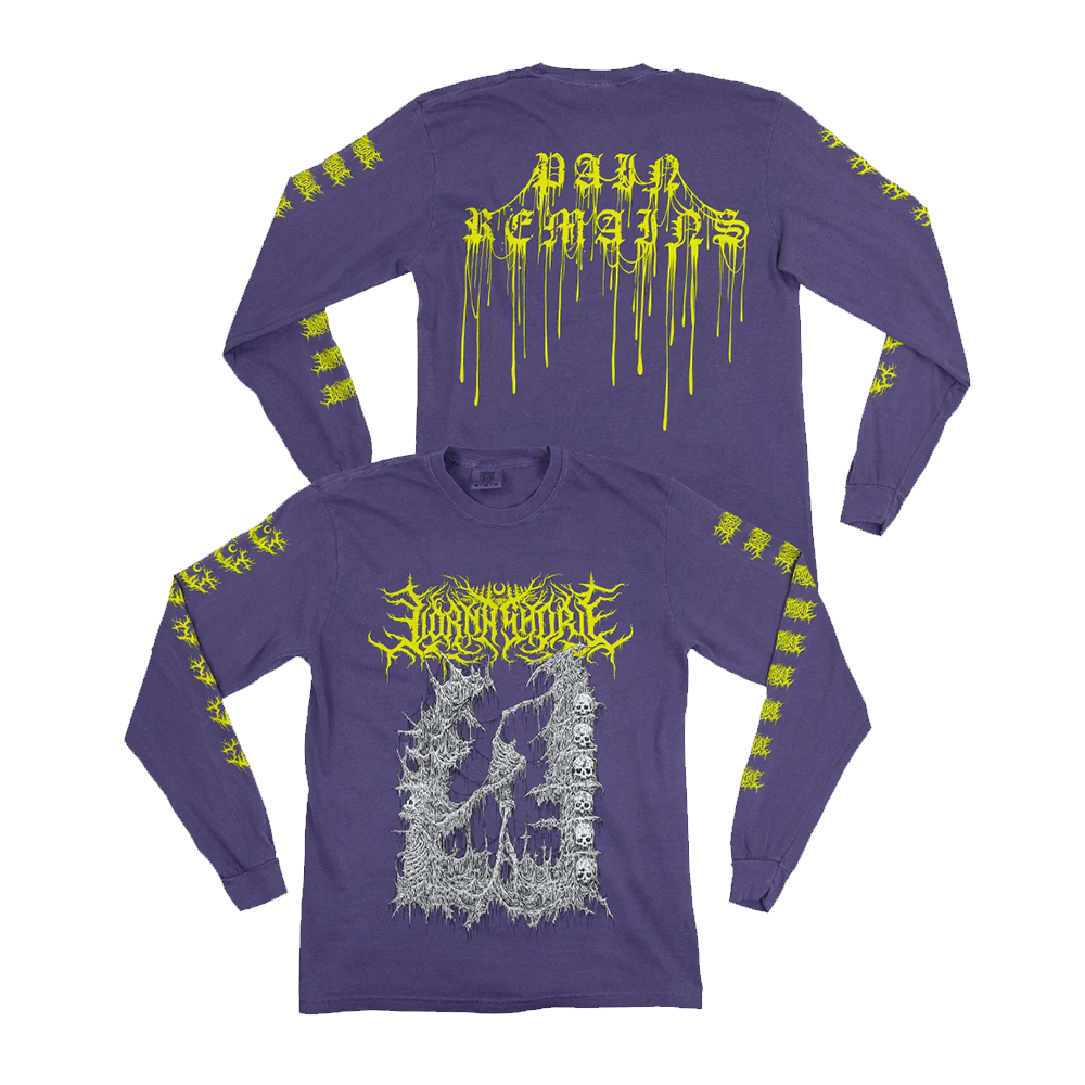 Lorna Shore Merch Lorna Shore Purple Headless Long Sleeve Shirt Father's Day Gifts For Son-1