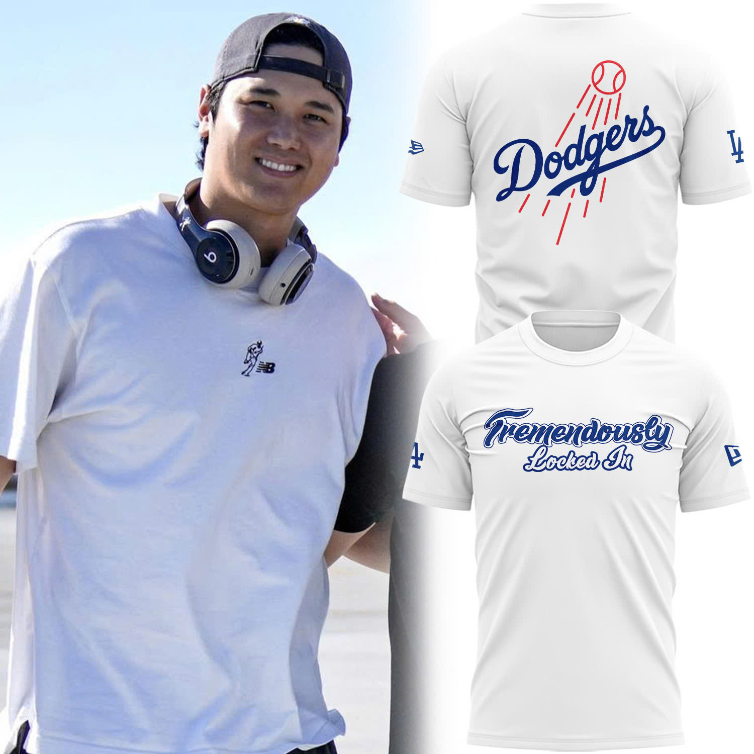 Los Angeles Dodgers 2025 Tee Shirt Tremendously Locked In Baseball Themed Gifts For Fans-1