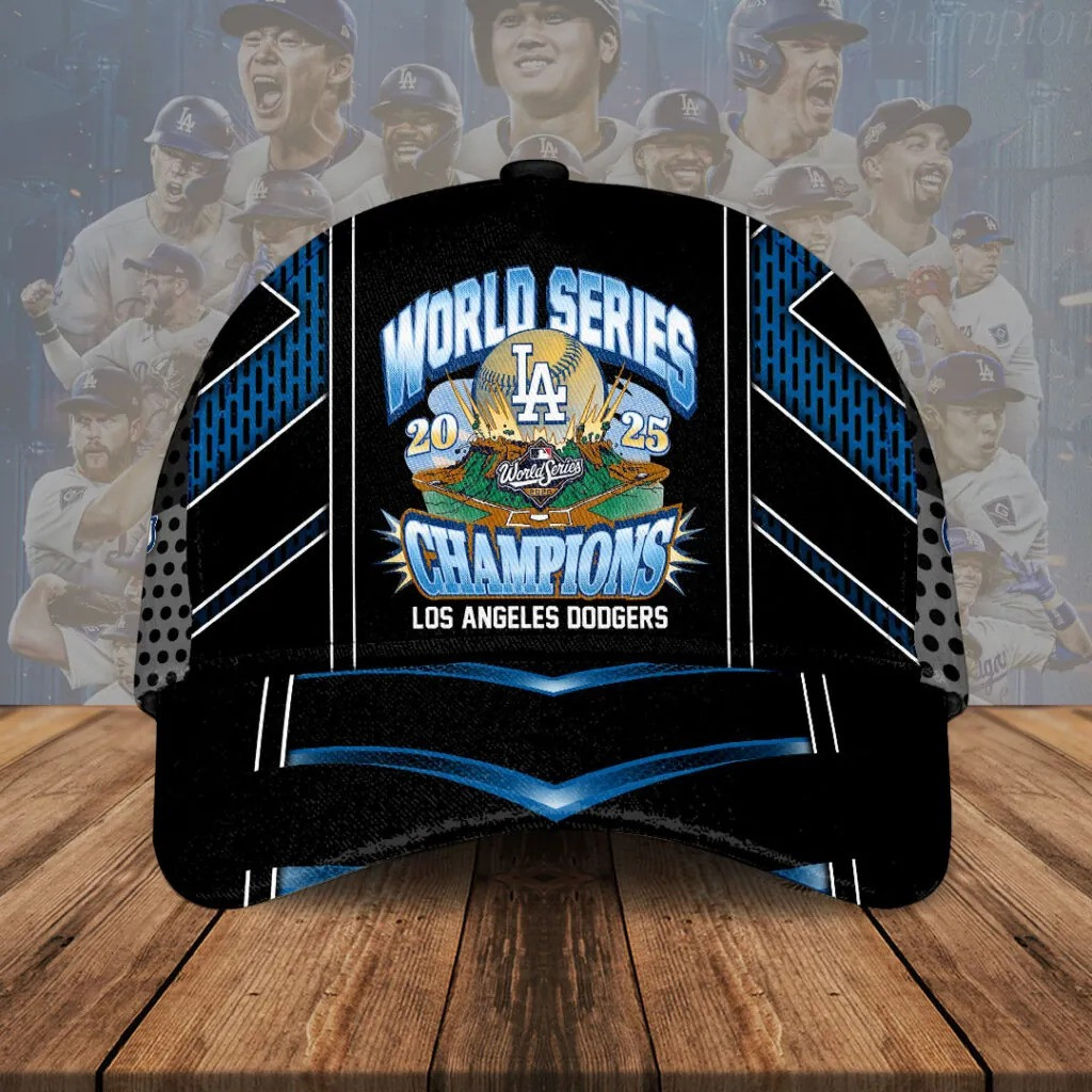 Los Angeles Dodgers 2025 World Series Champions Hat Dodgers World Series Merch 2025 Him Gifts-1