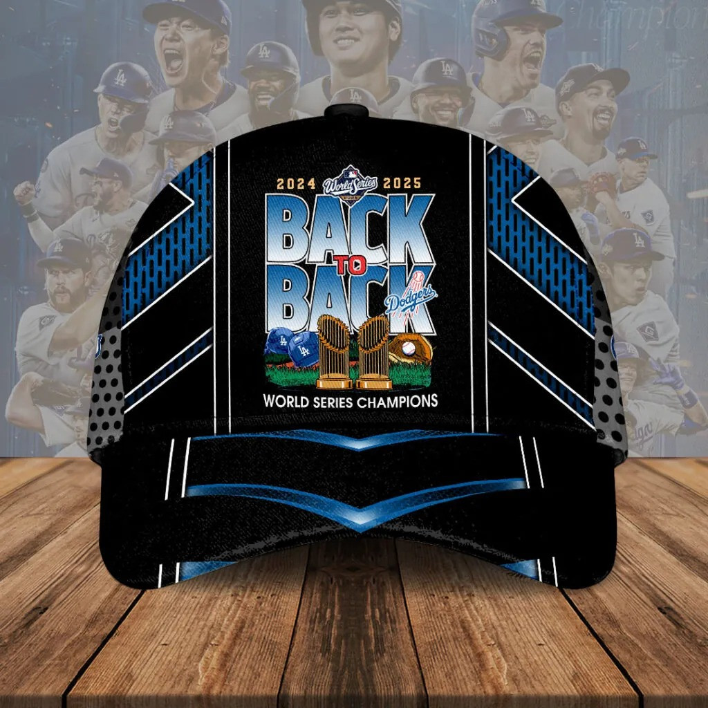 Los Angeles Dodgers 2025 World Series Champions Hat LAD World Series Merch 2025 Dad Gifts-1