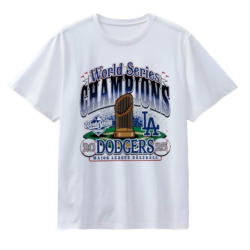 Los Angeles Dodgers 2025 World Series Champions Major League Baseball Shirt Dodgers Merch-1