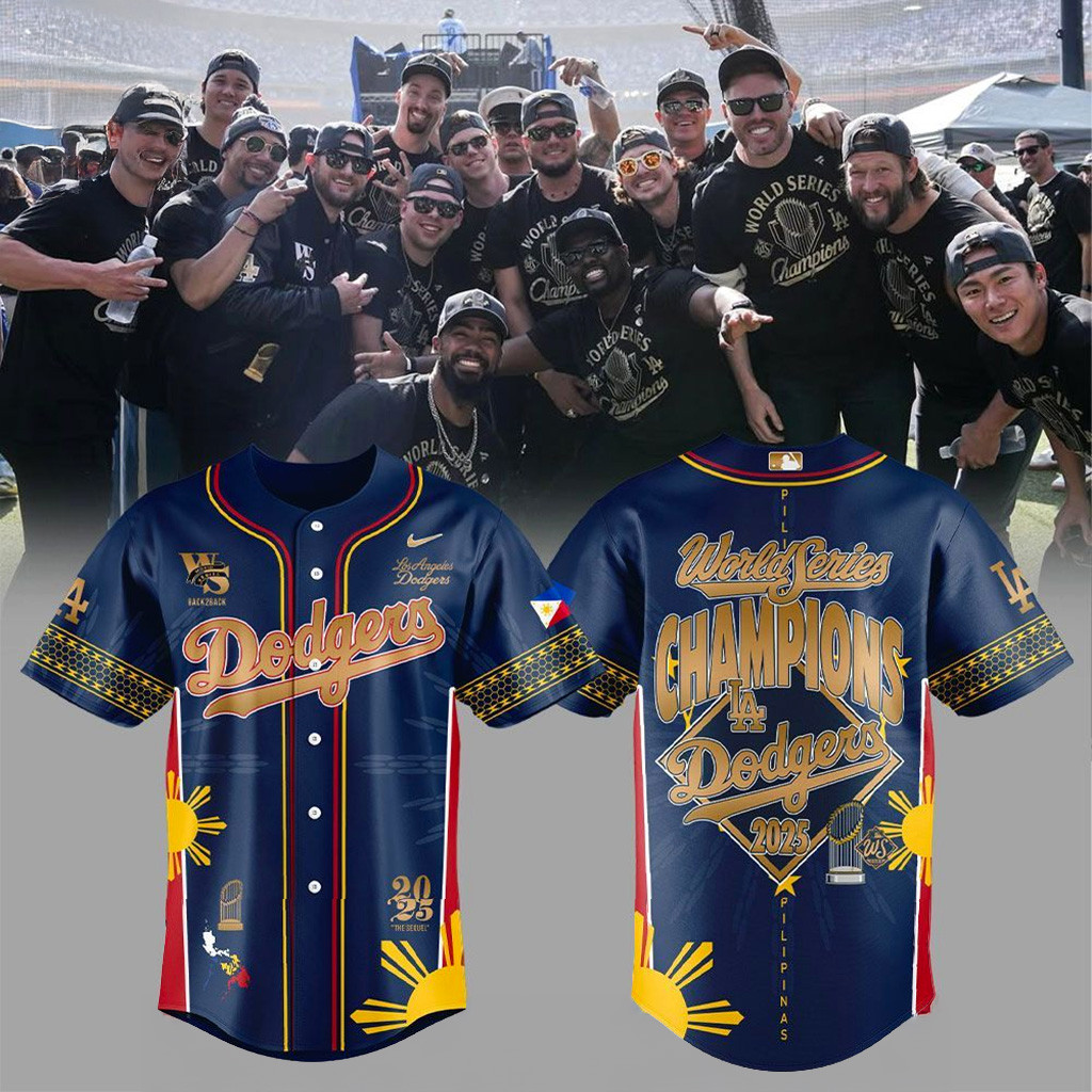 Los Angeles Dodgers 2025 World Series Championship Jersey Filipino Heritage Theme Jersey-1 Los Angeles Dodgers 2025 World Series Championship Jersey Filipino Heritage Theme Jersey-1