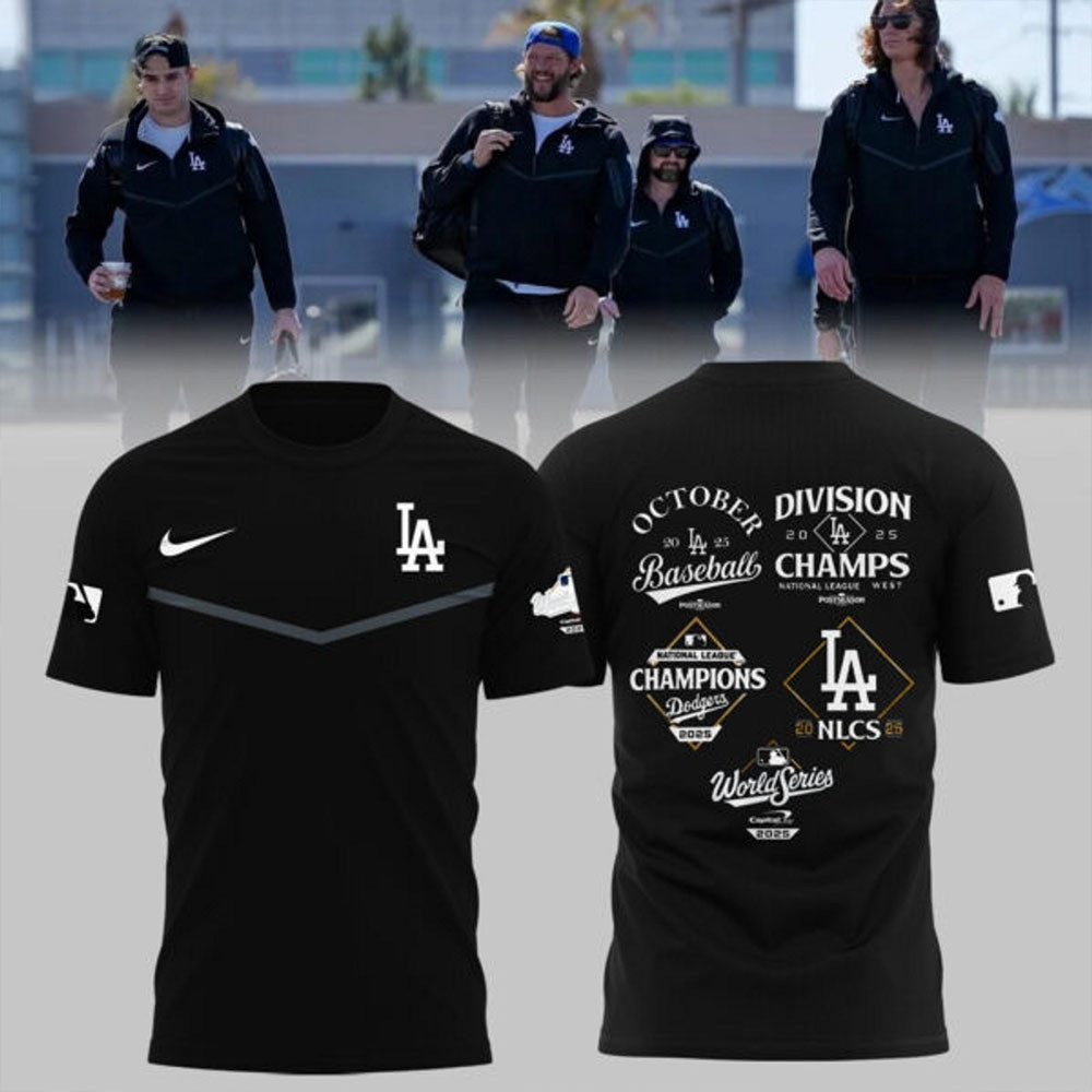 Los Angeles Dodgers 2025 World Series T-Shirt LA Dodgers Championship Merch Gift Ideas For Dad-1