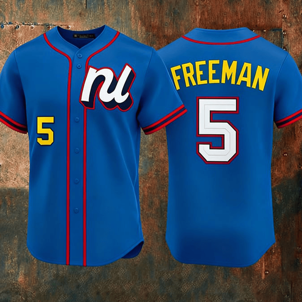 Los Angeles Dodgers Baseball Jersey Nl Freeman 5 Dodgers World Series Merch Baseball Gift Ideas-1