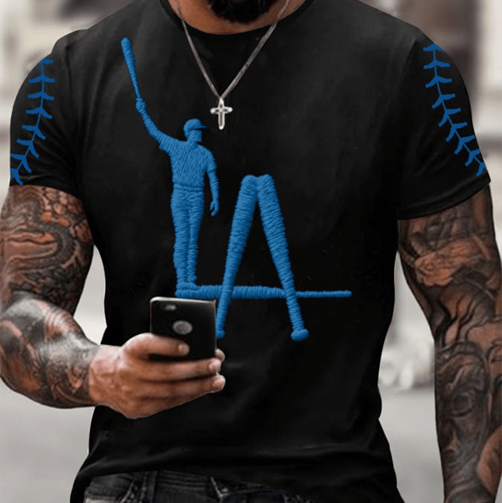 Los Angeles Dodgers Baseball T-Shirt Game Day Shirt Baseball Merchandise Gifts For Him-1 Los Angeles Dodgers Baseball T-Shirt Game Day Shirt Baseball Merchandise Gifts For Him-1