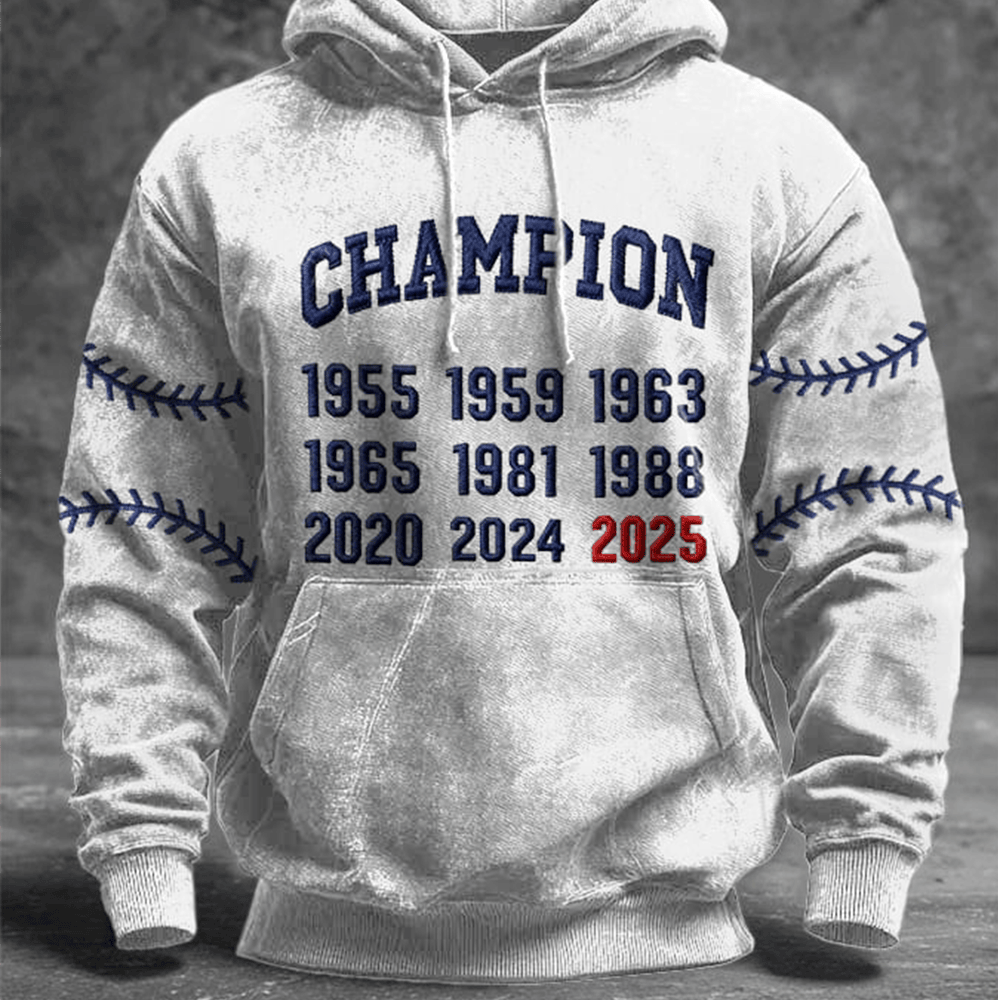 Los Angeles Dodgers Champion 2025 Hoodie Back To Back La Dodger Merch Baseball Gifts-1