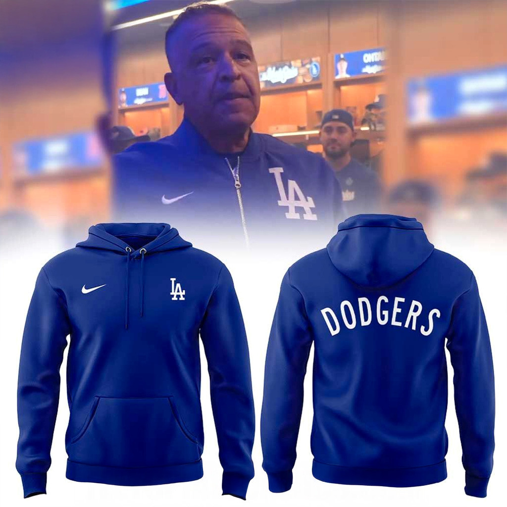 Los Angeles Dodgers Coach Dave Roberts Hoodie Dodgers Merch Gifts For Baseball Fans-1