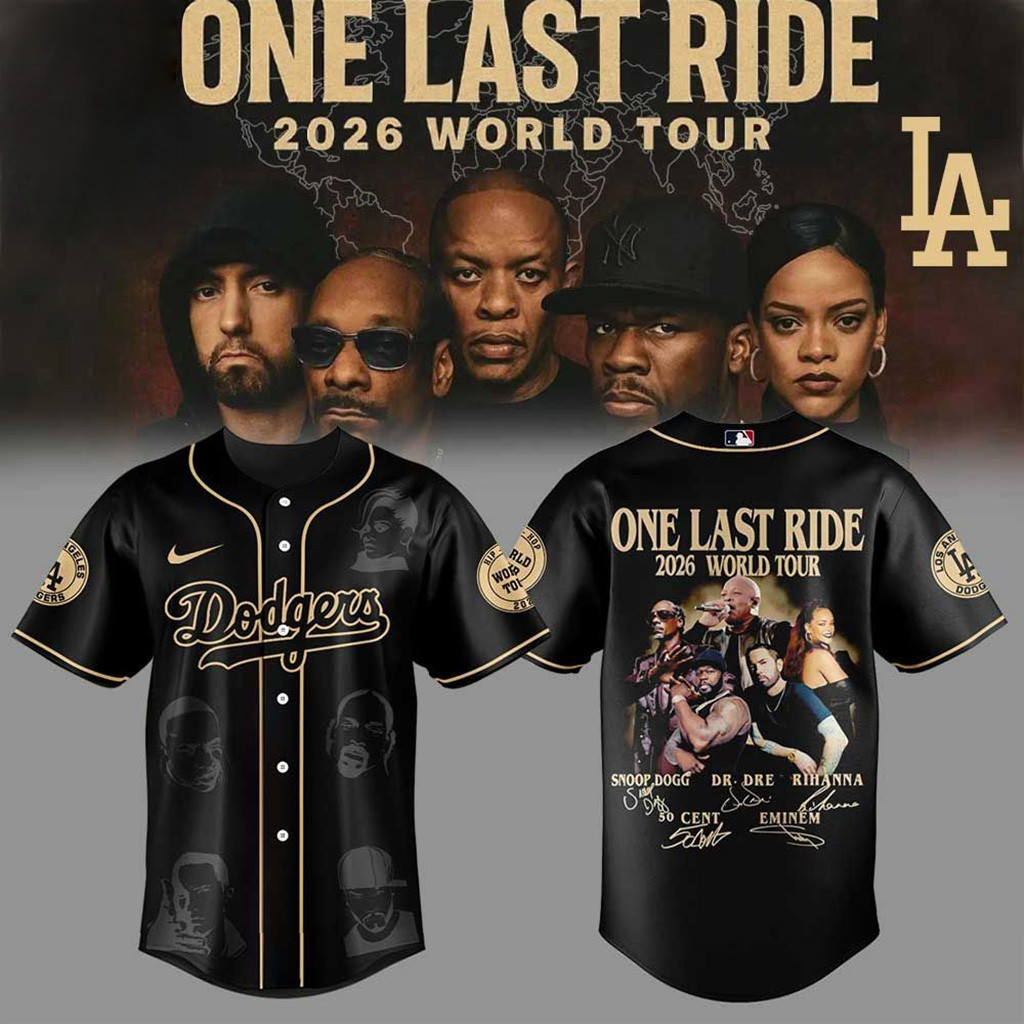 Los Angeles Dodgers One Last Ride 2026 World Tour Jersey Dodgers Merch Gift For Him-1