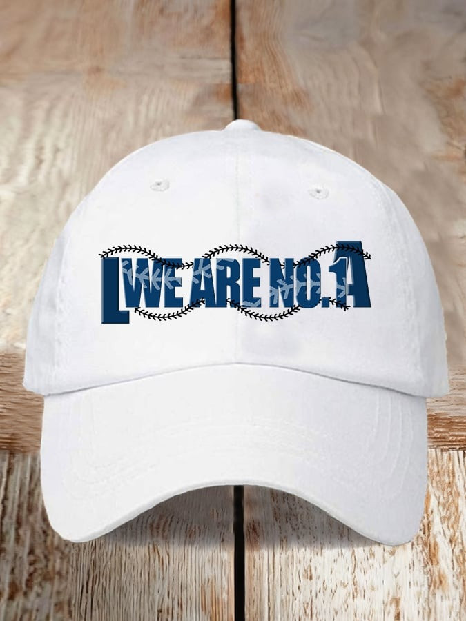 Los Angeles Dodgers We Are No 1 Hat LA Dodgers Merch Ball Cap Christmas Gifts For Fans-1