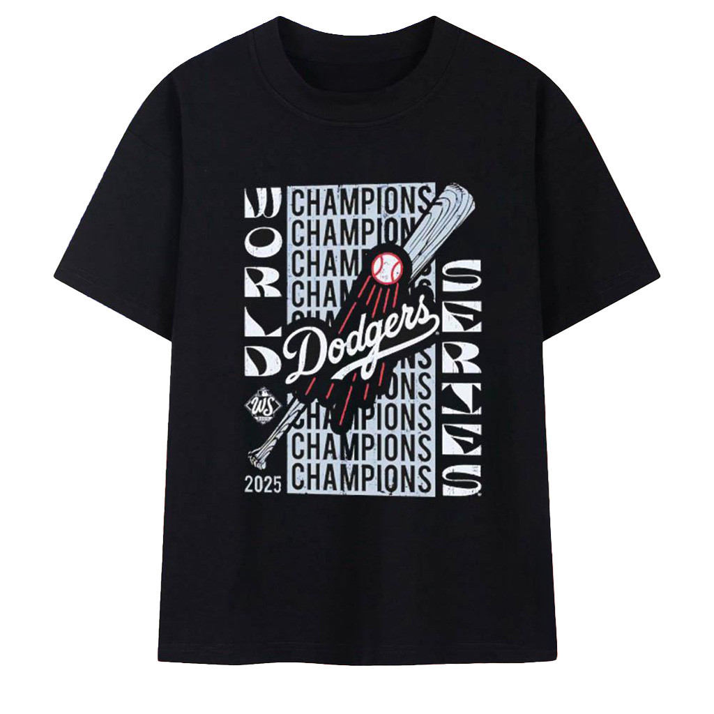 Los Angeles Dodgers Wins Toronto Blue Jays 2025 World Series Champions T-Shirt Fan Merch-1
