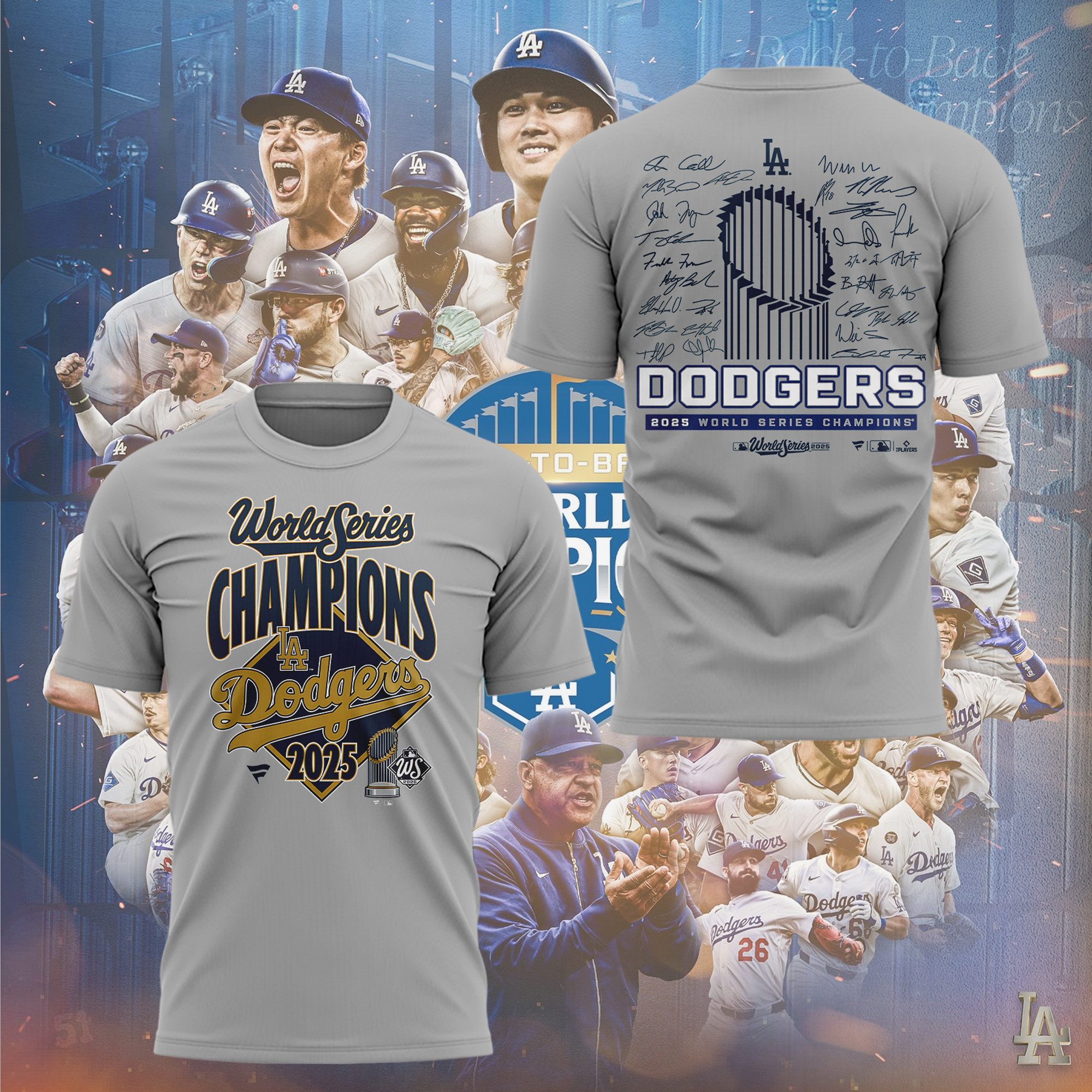 Los Angeles Dodgers World Series Champions T-Shirt 2025 World Series Champion Gifts For Dad-1 Los Angeles Dodgers World Series Champions T-Shirt 2025 World Series Champion Gifts For Dad-1