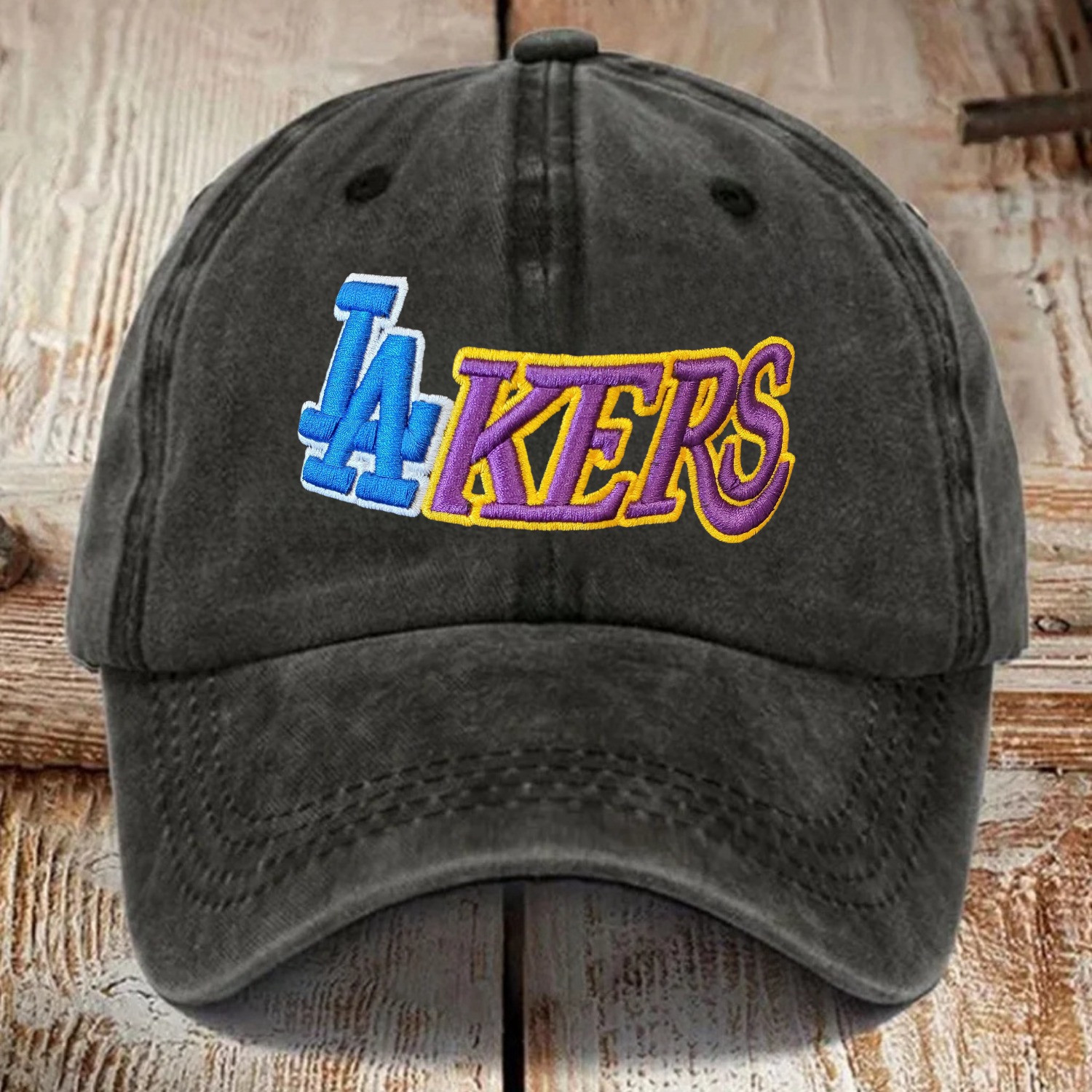 Los Angeles Dodgers X Los Angeles Lakers Hat Baseball Cap Merchandise Gifts For Fans-1