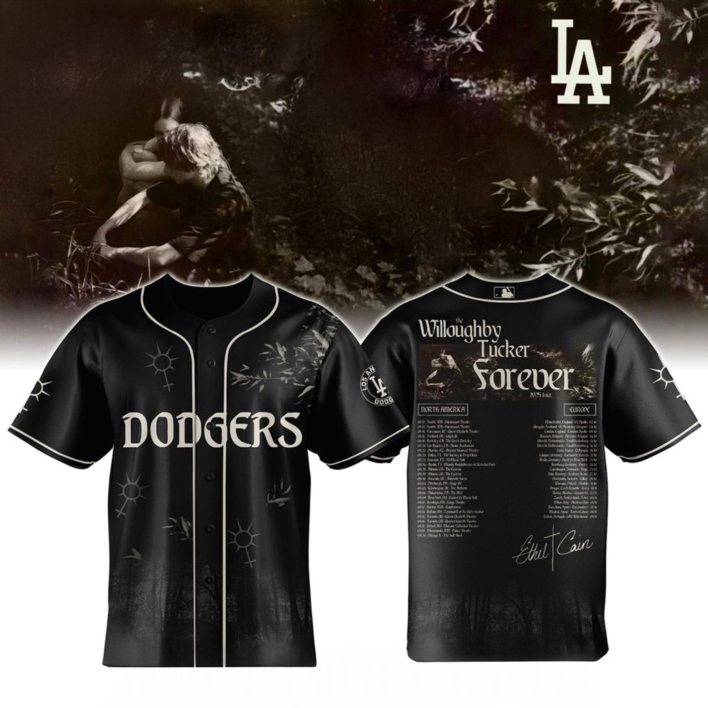 Los Angeles Dodgers X Willoughby Tucker Forever Tour 2025 Jersey Dodgers Merch Gift For Fan-1