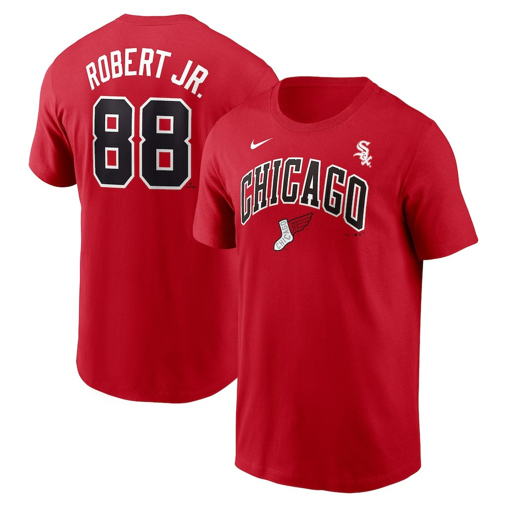 Luis Robert Jr. Chicago White Sox City Connect Shirt 2025 Fuse Name & Number T-Shirt Merch-1