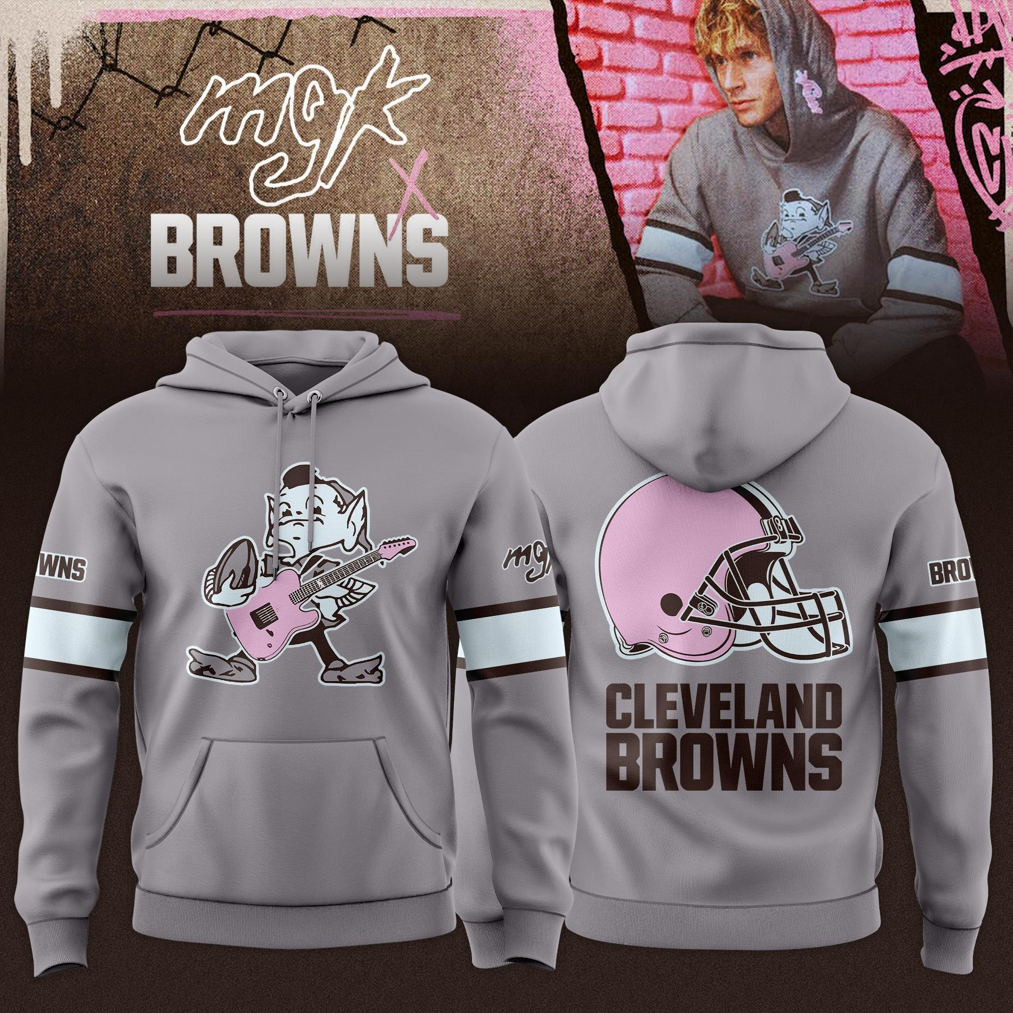 MGK Browns Merch MGK x Cleveland Browns Hoodie Clothing Gifts For Football Fans-1 MGK Browns Merch MGK x Cleveland Browns Hoodie Clothing Gifts For Football Fans-1