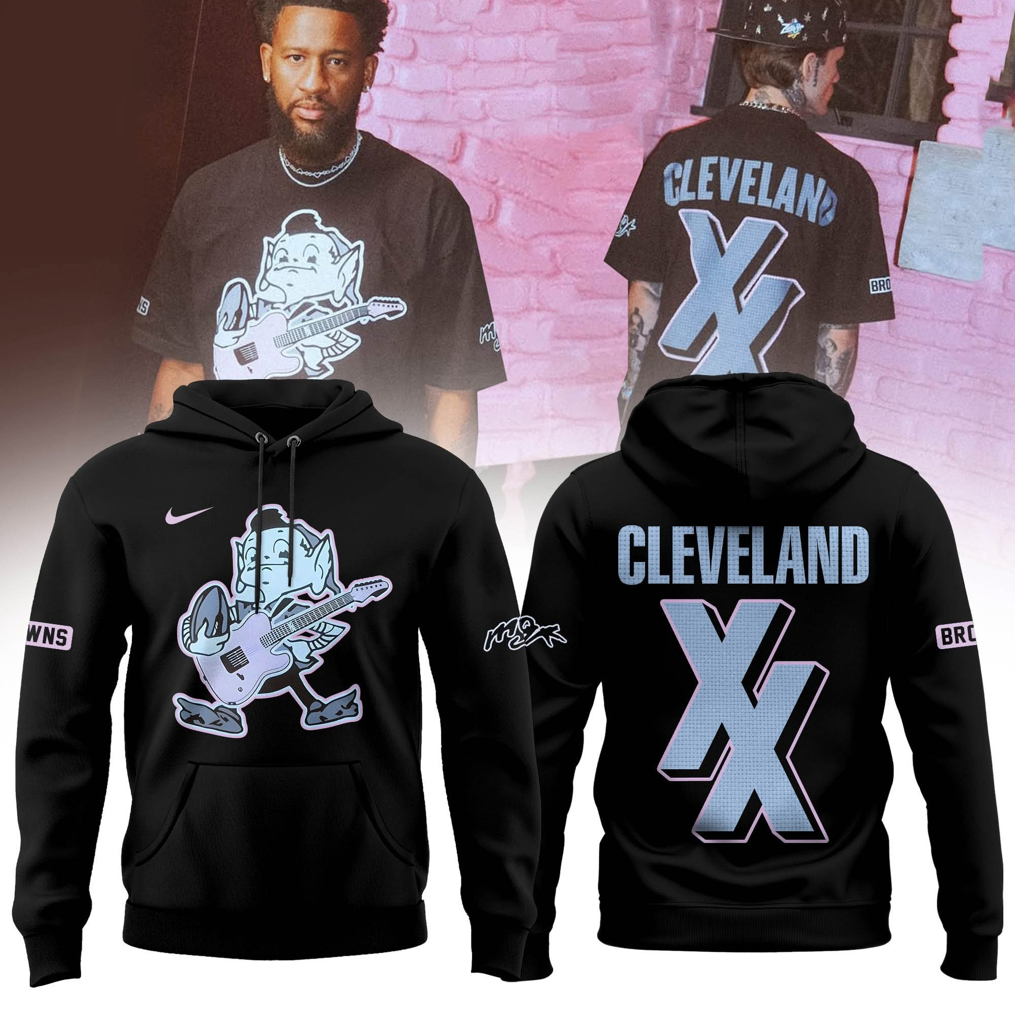MGK Browns Merch MGK x Cleveland Browns XX Hoodie Fan Merch Unique Gifts-1 MGK Browns Merch MGK x Cleveland Browns XX Hoodie Fan Merch Unique Gifts-1