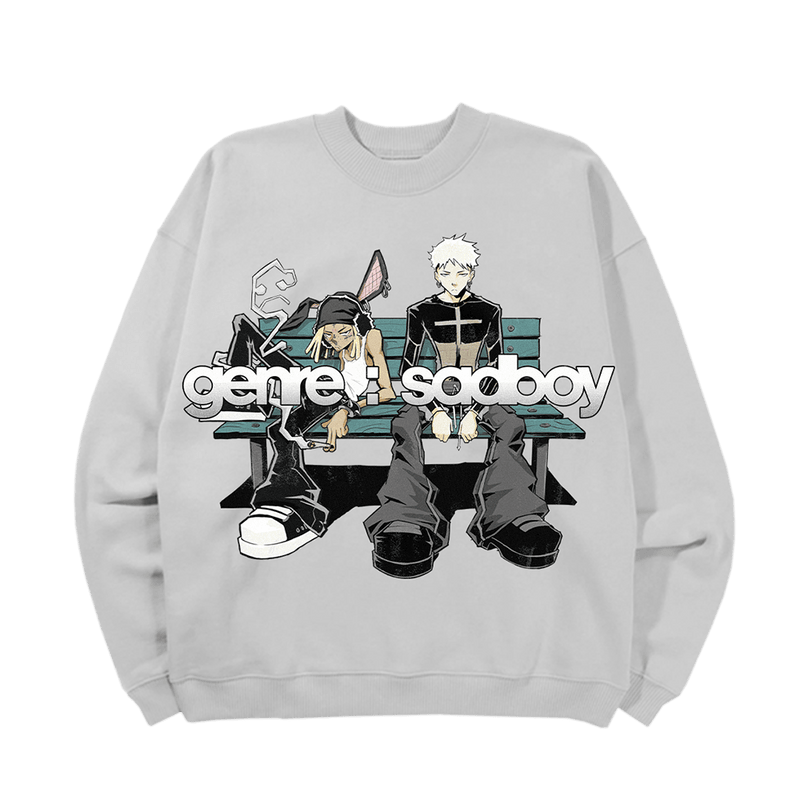 MGK Merch Pink Genre Sad Anime Sweatshirt Machine Gun Kelly Merchandise-1