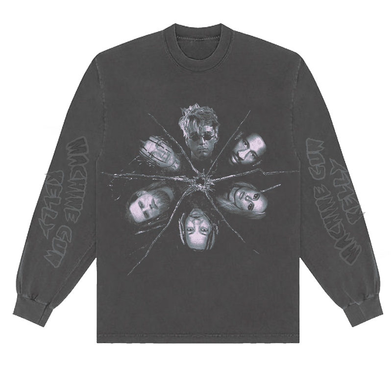 MGK Merch Pink Hotel Band Long Sleeve Shirt Machine Gun Kelly Merchandise Apparel-1 MGK Merch Pink Hotel Band Long Sleeve Shirt Machine Gun Kelly Merchandise Apparel-1