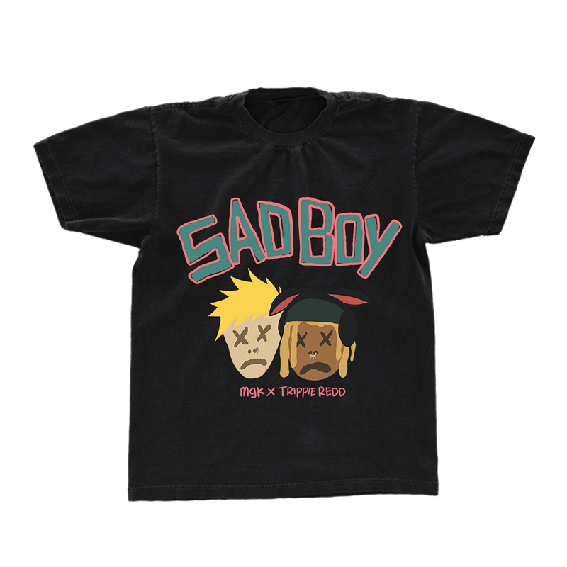 MGK Merch X Trippie Redd Sad Boy Tee Shirt Machine Gun Kelly Tour Merch Fan Gift Ideas-1 MGK Merch X Trippie Redd Sad Boy Tee Shirt Machine Gun Kelly Tour Merch Fan Gift Ideas-1