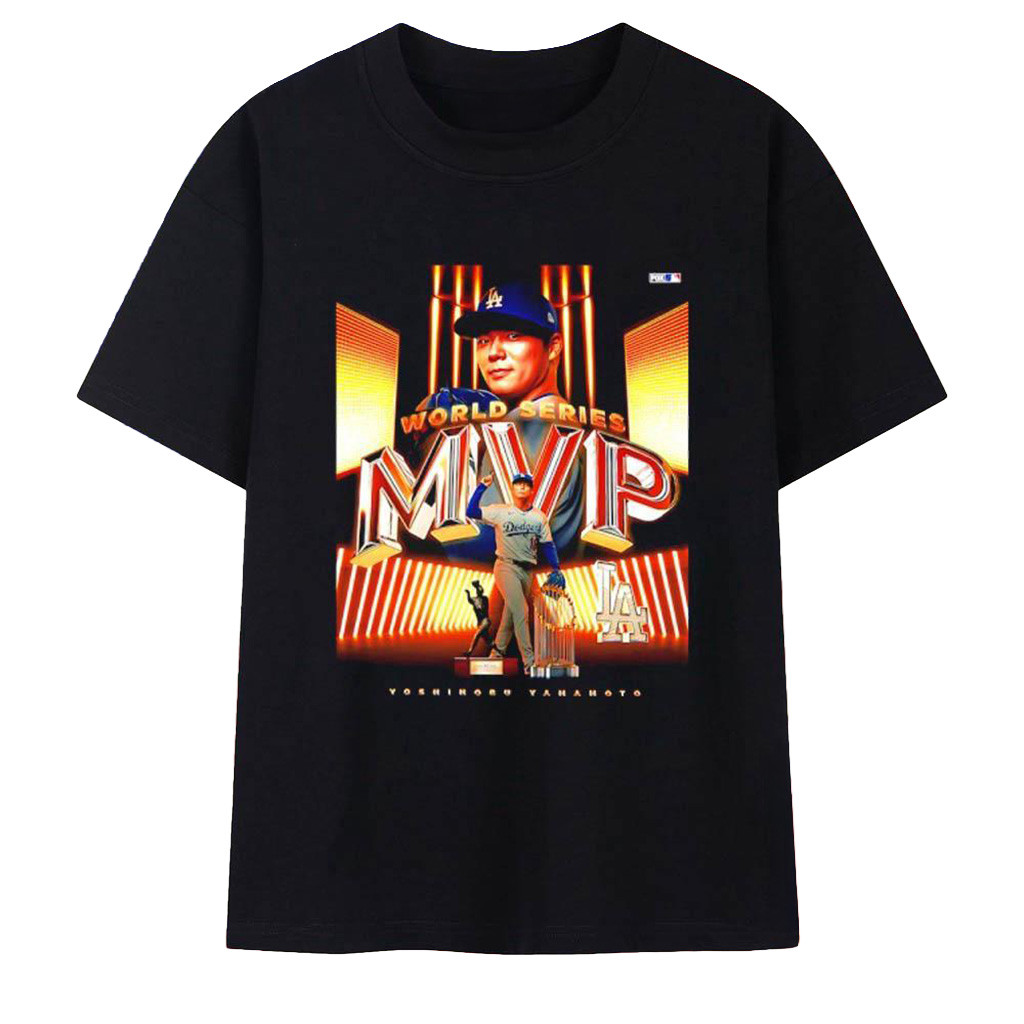 MVP Yoshinobu Yamamoto Los Angeles Dodgers 2025 World Series Champions Shirt LA Dodgers Merch-1