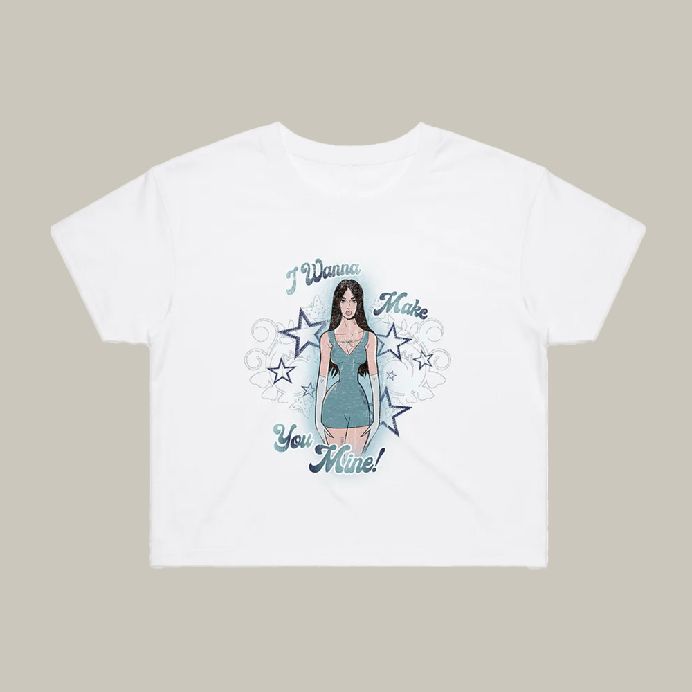 Madison Beer Merch Crop Top Y2K I Wanna Make You Mine Crop Tee Gifts For Her-1