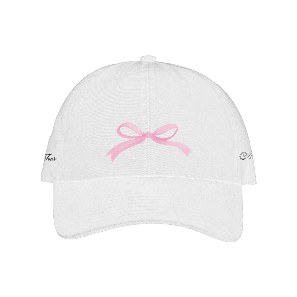 Madison Beer Merch Spinnin Tour Pink Bow Hat Ball Cap Madison Beer Concert Tour Merch-1