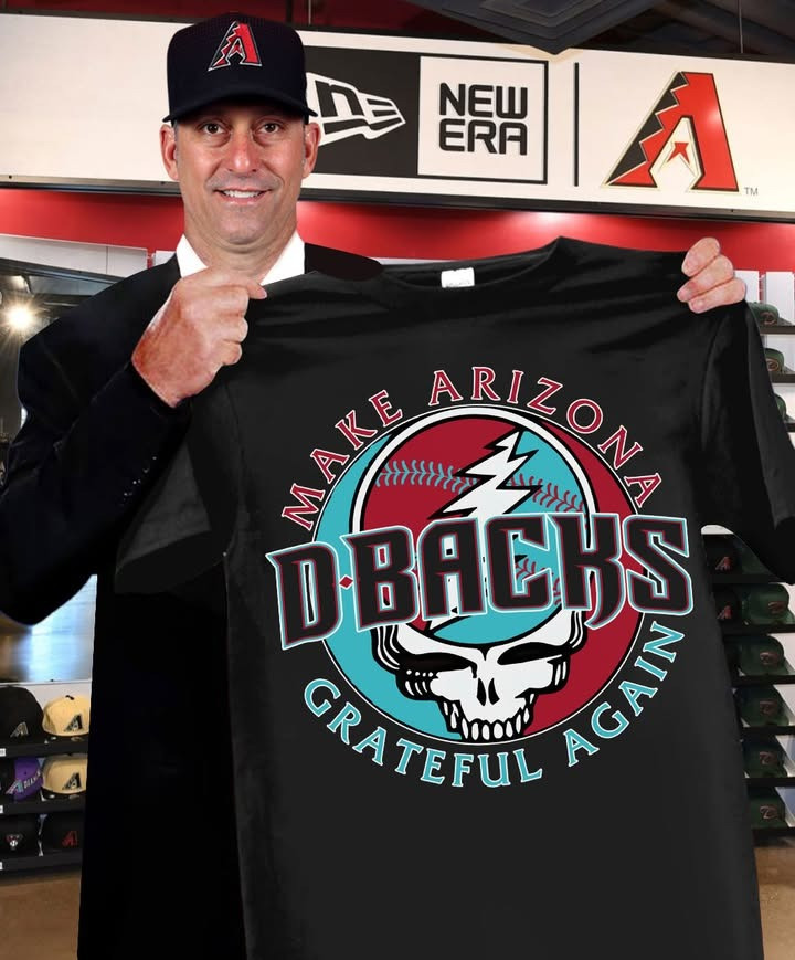 Make Arizona Dbacks Grateful Again T-Shirt Grateful Dead Gifts For Baseball Lovers Fans-1