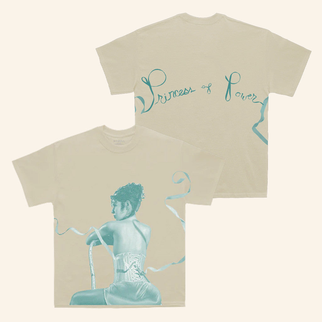 Marina Merch Princess Of Power Ribbon T-Shirt Gifts For Sister Birthday Gifts For Fans-1