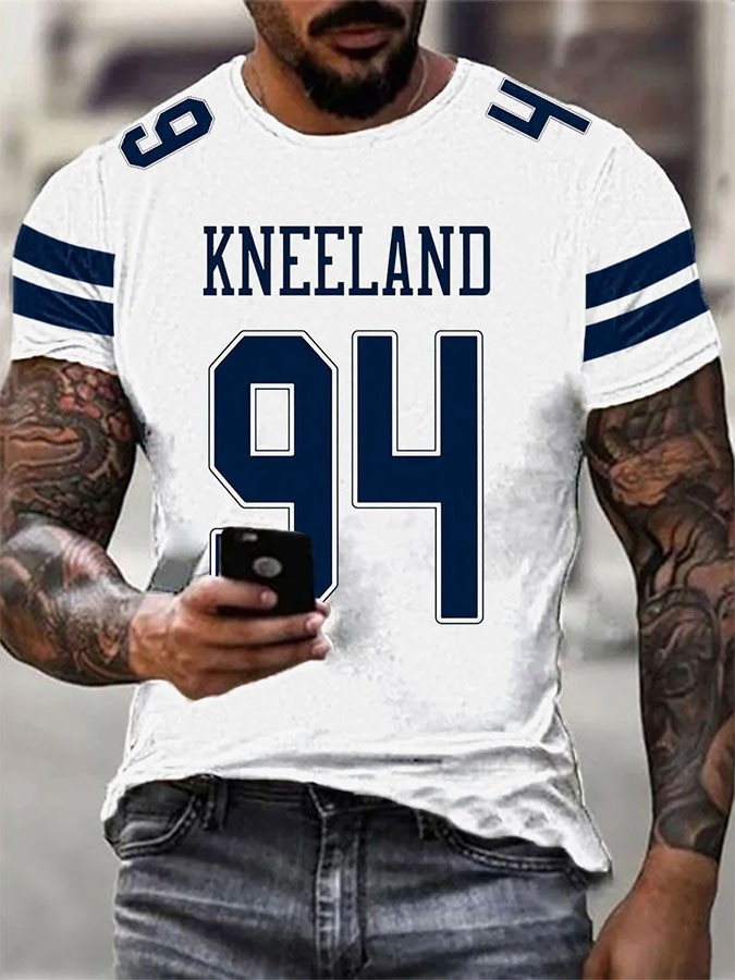 Marshawn Kneeland 94 T-Shirt Dallas Cowboy Clothing Present For Football Lovers-1