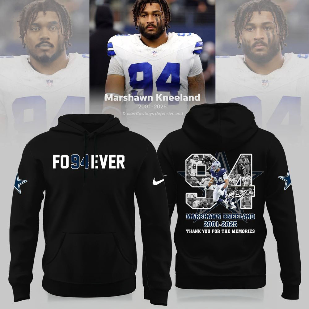 Marshawn Kneeland Fo94ever Hoodie Dallas Cowboy Merch Marshawn Kneeland Lovers Gifts-1