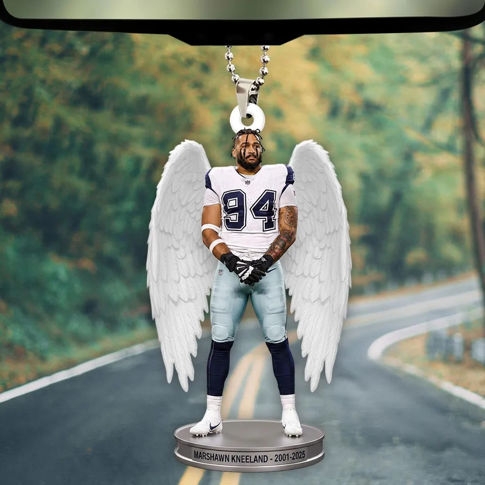 Marshawn Kneeland X Dallas Cowboy Car Ornaments Dallas Merch Football Fan Gift Ideas-1