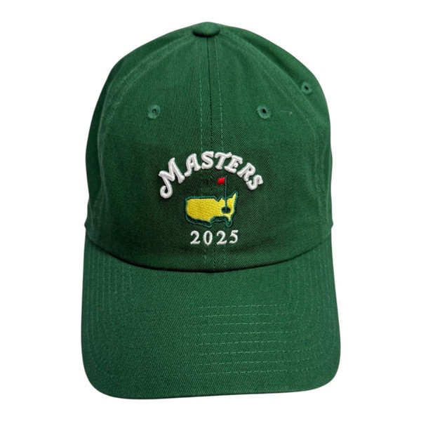 Masters Hat 2025 Dated The Masters Caddy Golf Ball Cap Merchandise Gifts For Gold Loves-1
