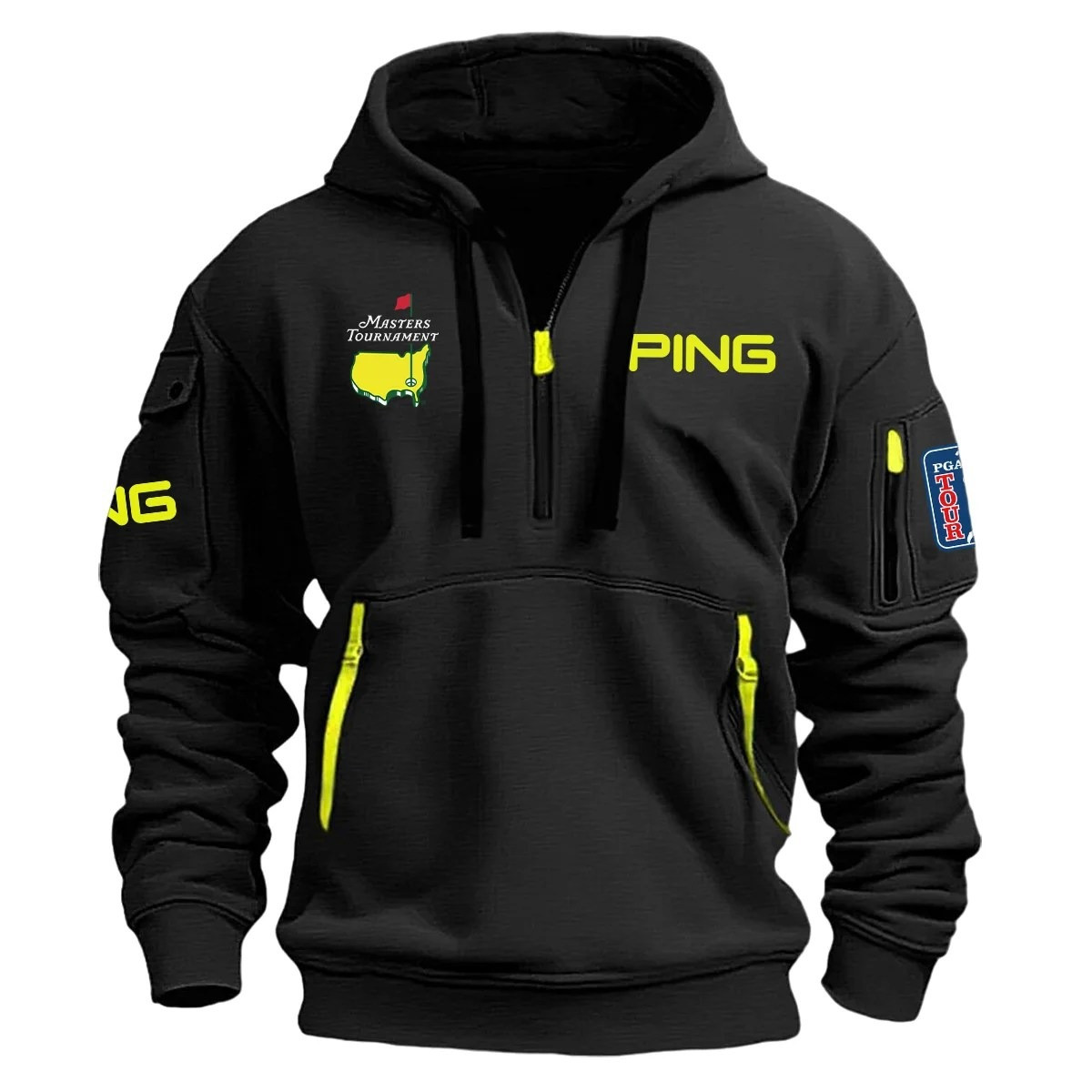Masters Tournament 2025 Golf Quarter Zip Hoodie Ping Masters Golf Merch Gift Shop-1