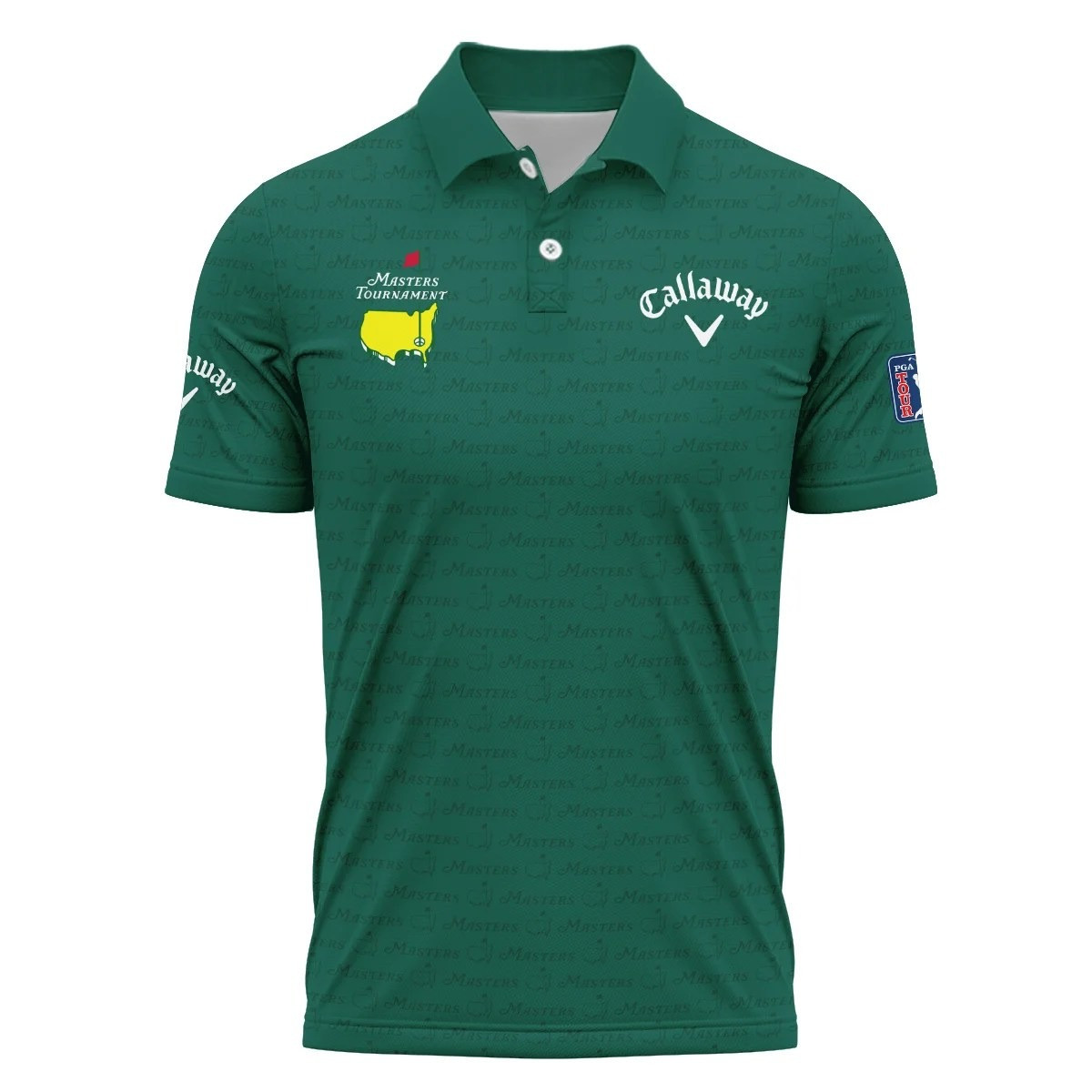 Masters Tournament Callaway Golf Polo Shirt Green Masters 2025 Apparel Golf Lovers Gifts-1