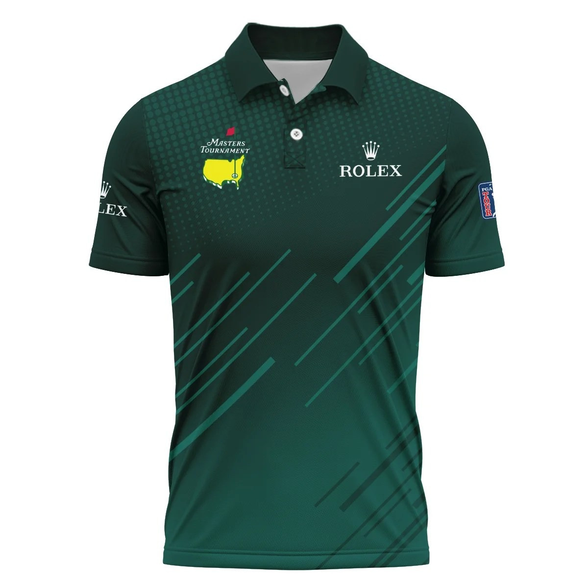 Masters Tournament Golf Polo Shirt Rolex The Masters Merch Best Golf Apparel Gifts-1