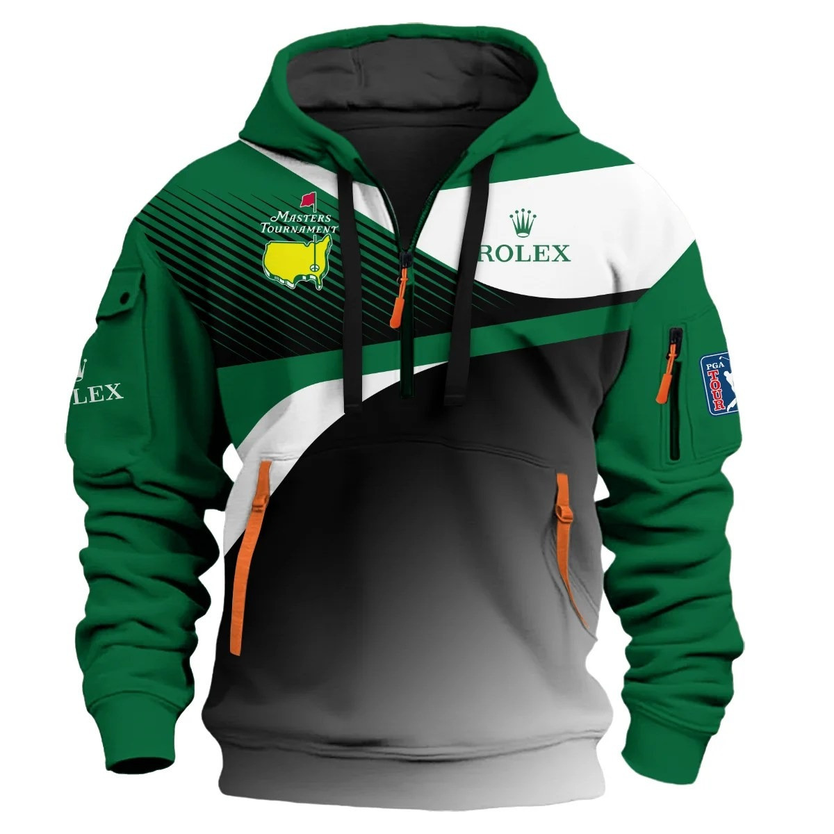 Masters Tournament Golf Quarter Zip Hoodie The Masters 2025 Merch Golfers Gifts For Fans-1