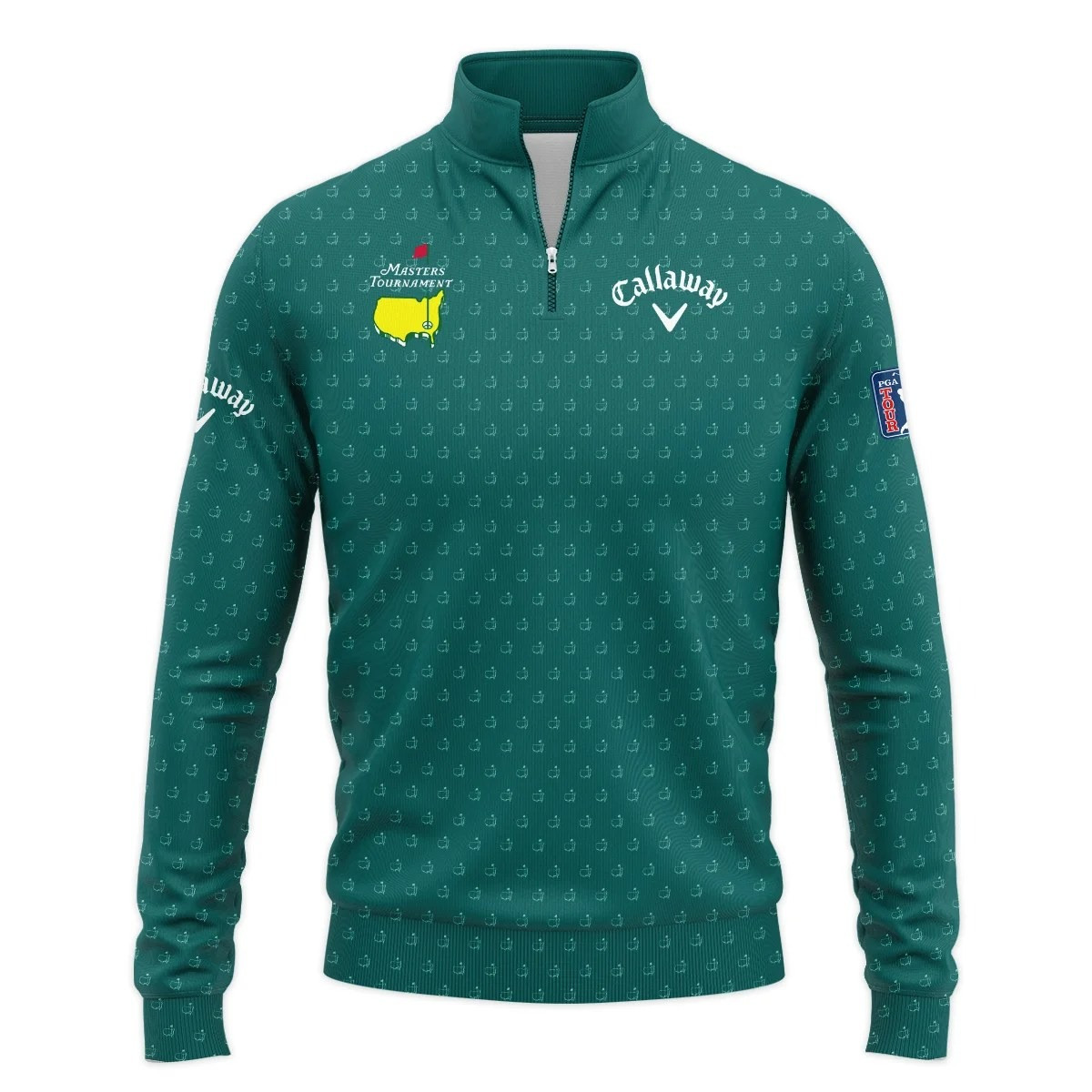 Masters Tournament Golf Quarter-Zip Shirt Callaway The Masters Merch Long Sleeve Shirt-1
