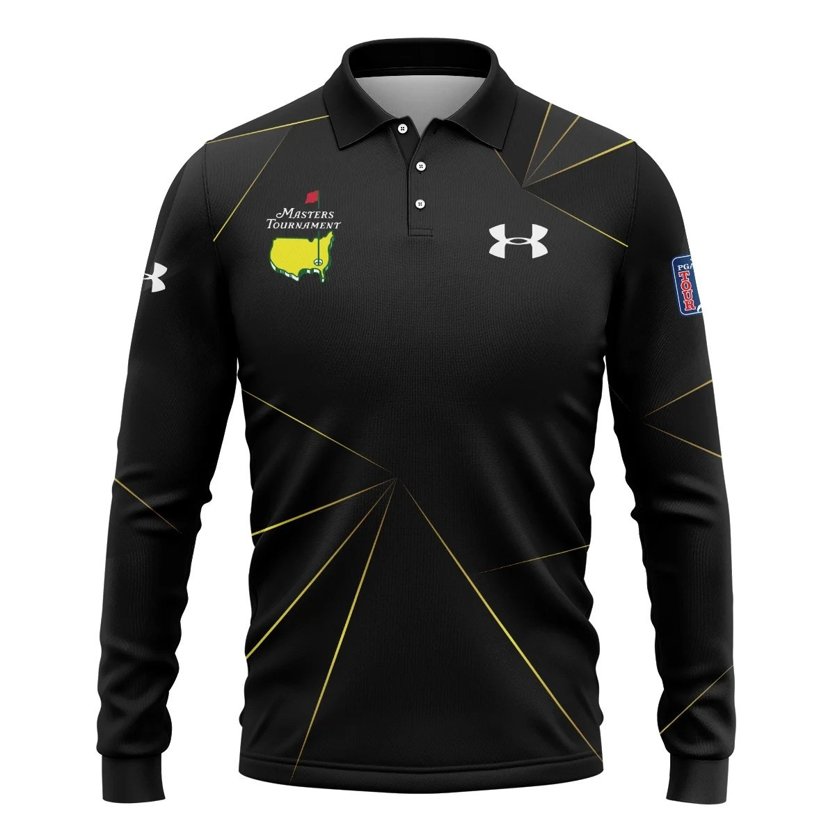 Masters Tournament Under Armour Golf Long Polo Shirt Mens Clothes Masters Golf Merch-1