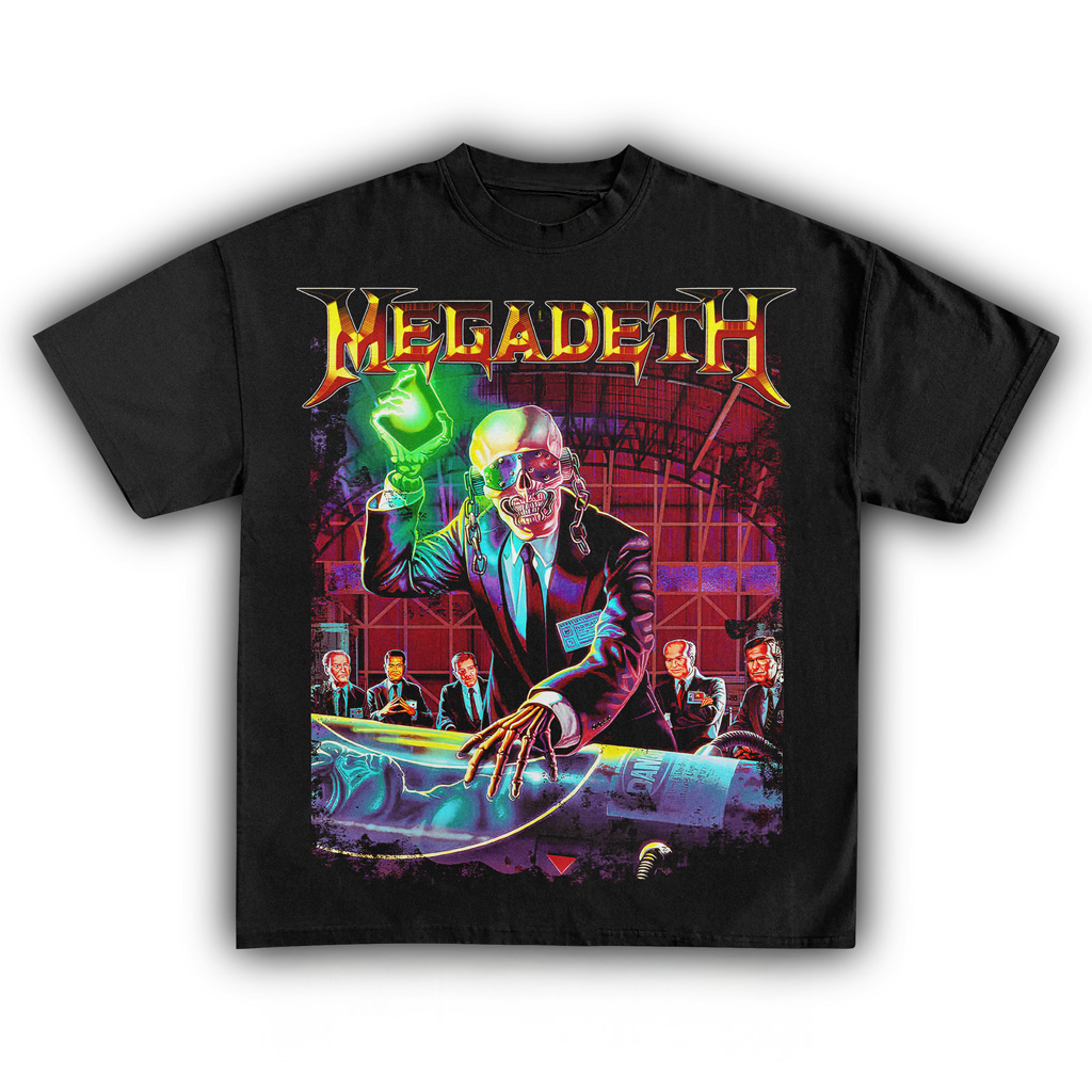 Megadeth Vintage Black T-Shirt Megadeth Merch Birthday Gifts For Music Lovers-1 Megadeth Vintage Black T-Shirt Megadeth Merch Birthday Gifts For Music Lovers-1