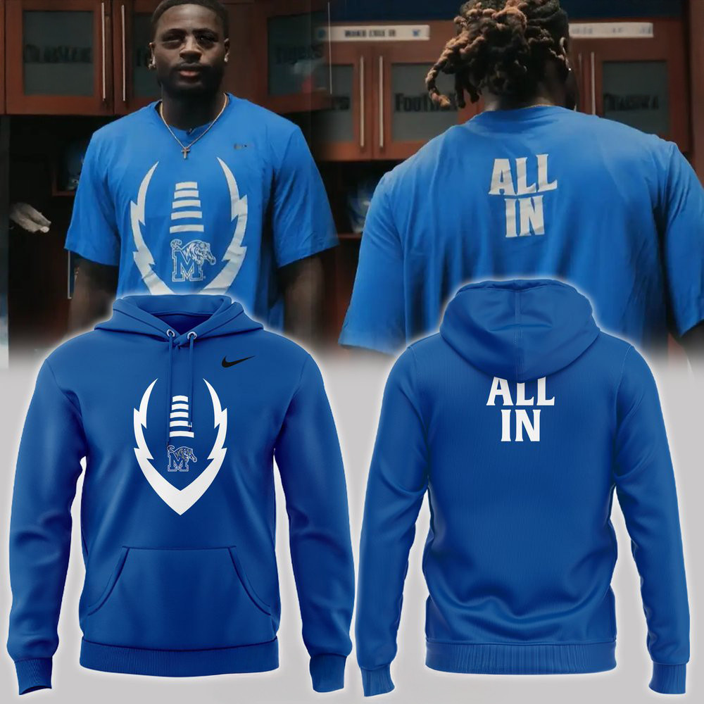 Memphis Tigers All In Special Hoodie Gift For Basketball Lover-1