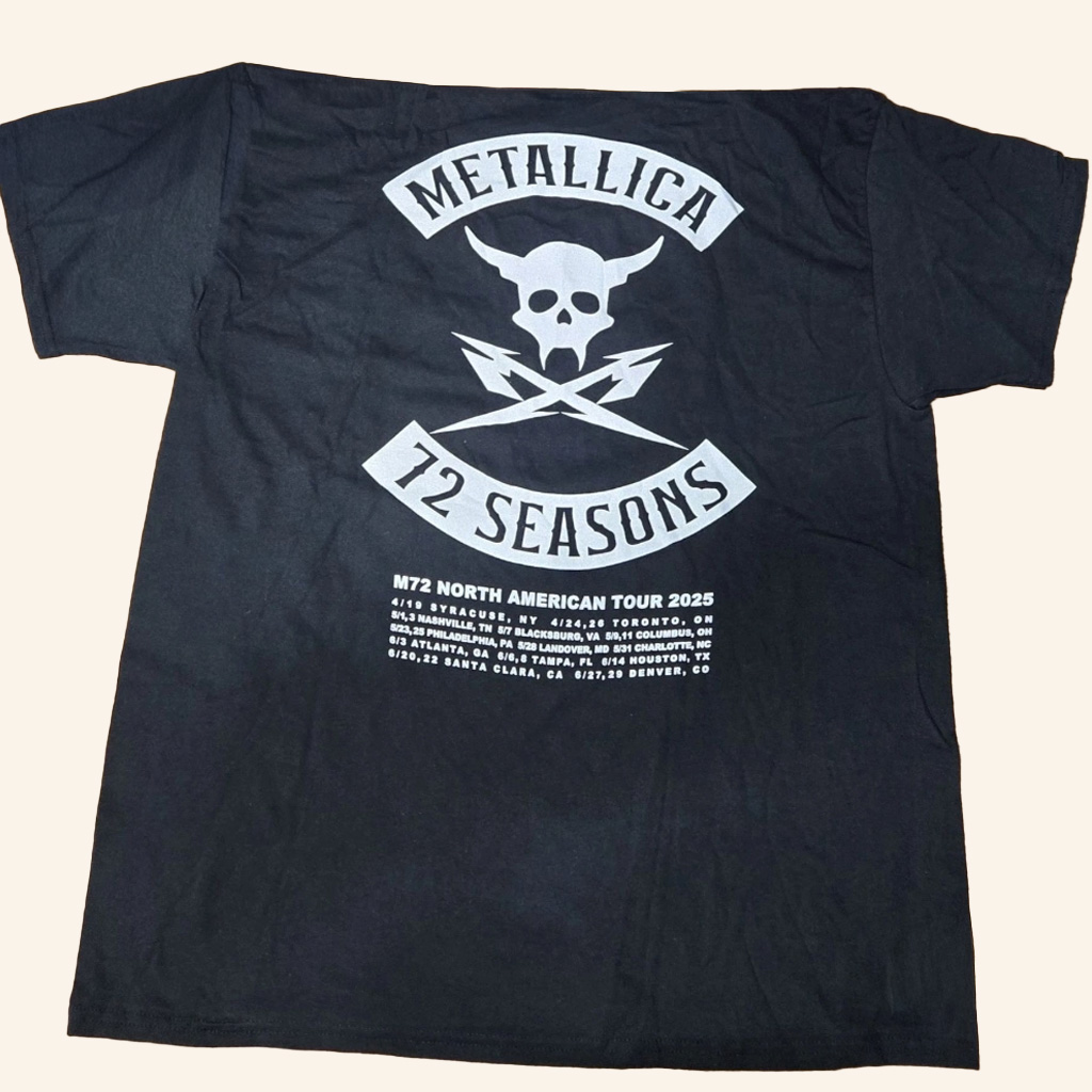 Metallica M72 2025 Tour T-Shirt Fan Apparel Presents For Music Lovers-1