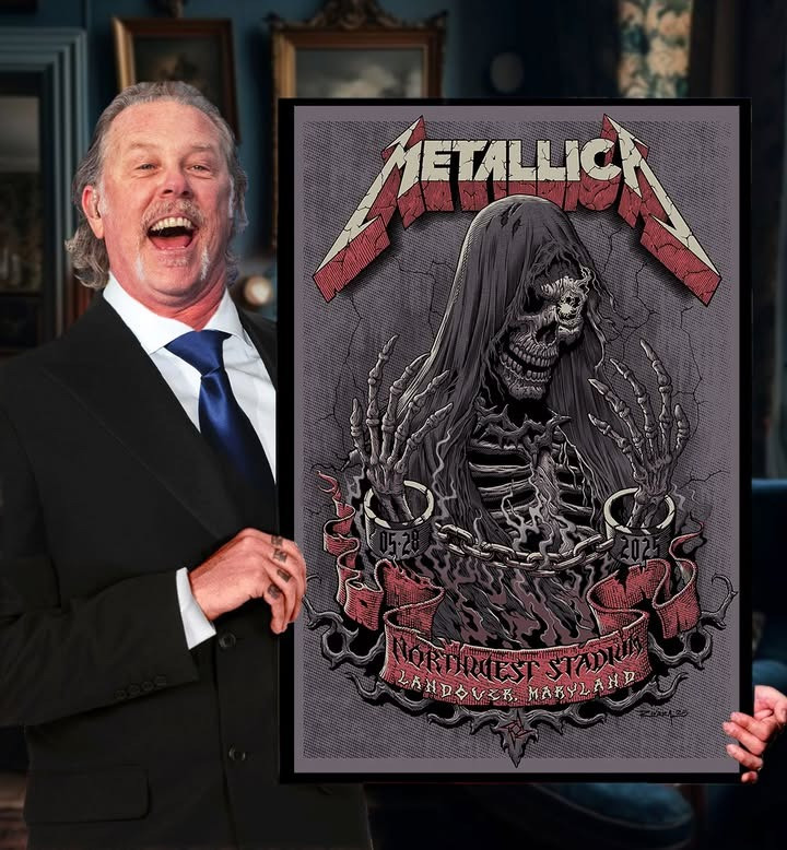 Metallica M72 Northwest Stadium Tour Merch Poster Wall Decor Skull Skeleton Gifts For Fans-1
