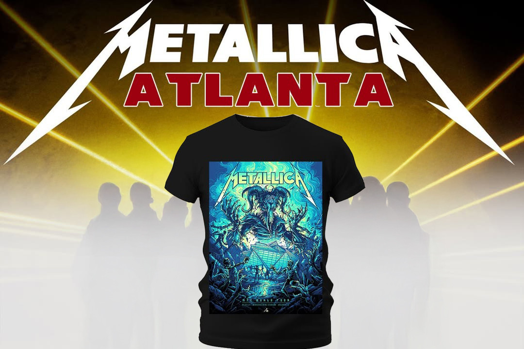 Metallica M72 Tour Merch Atlanta T-Shirt 2025 Mercedes-Benz Stadium Concert Merch Clothing-1